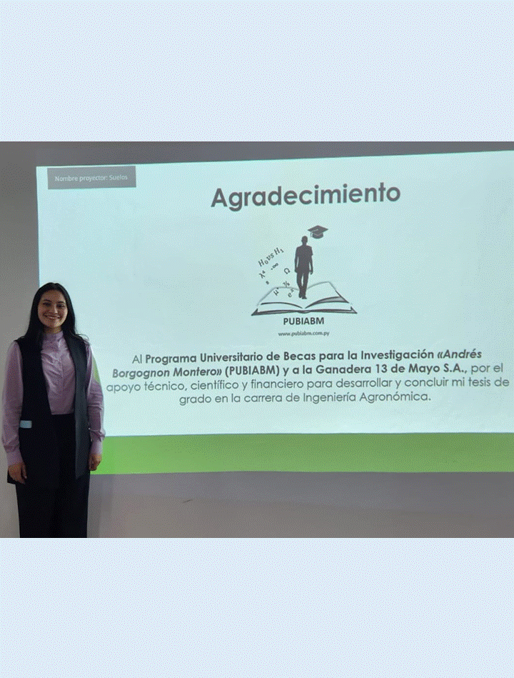 Tesis de grado defendida con éxito por becaria del PUBIABM