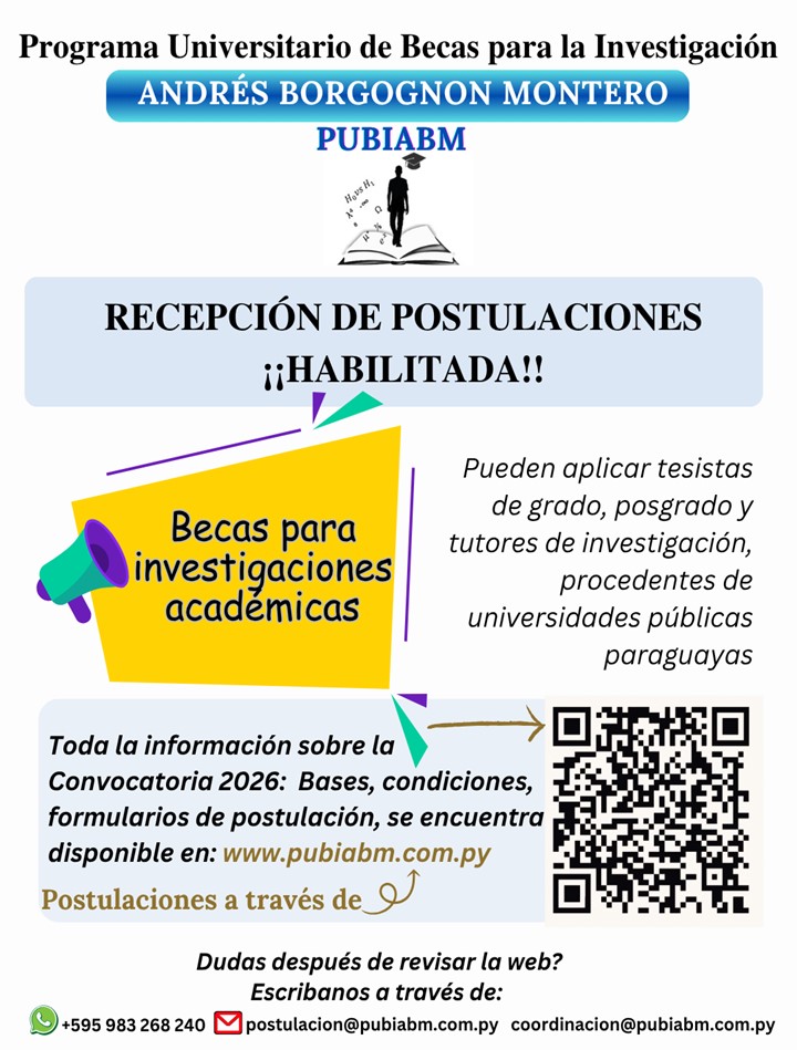 Convocatoria PUBIABM 2026, se encuentra abierta