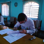 Becario: Luis Enrique Chaparro Carrillo. Carrera: Ing. Agronómica. Unidad académica: Facultad de Ciencias Agrarias-UNA. Titulo de la tesis: “Azufre elemental y su efecto sobre propiedades químicas del suelo y parámetros agronómicos de la soja en un suelo de Loma Plata, Chaco”