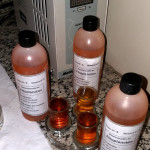 Cámaras de sedimentación de Utermöhl de 25 mL utilizadas para el recuento celular por campo óptico y posterior obtención de la biodiversidad y biomasa en células/mL de las muestras analizadas