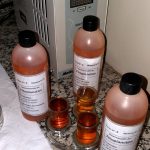Cámaras de sedimentación de Utermöhl de 25 mL utilizadas para el recuento celular por campo óptico y posterior obtención de la biodiversidad y biomasa en células/mL de las muestras analizadas