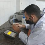 Lectura de pH de las muestras de suelos a las cuales fueron aplicadas distintas dosis de azufre elemental