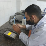 Lectura de pH de las muestras de suelos a las cuales fueron aplicadas distintas dosis de azufre elemental