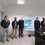 Ángel Gustavo Rodríguez Ramos, el Prof. Dr. Raúl Gregor (Tutor del Becario), el Lic. Eduardo Borgognon Montero (Director de la Ganadera 13 de MAYO S.A., patrocinante del PUBIABM), el Dr. Roberto Martínez López (Director del PUBIABM) y la Lic. Liz Mariela Centurión (Coordinadora del PUBIABM)