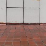 Instalación del sistema de alambres para la ???????????????????????????? ????????????????????????????, la cual es una alternativa de la jardinería que se basa en el diseño y construcción de superficies recubiertas con vegetación en un plano vertical.