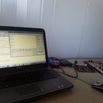 Prueba de Sensores. Desarrollo del programa para lectura y prueba de sensores LDR (resistencias dependientes de luz). Se leen los valores arrojados por los sensores y se genera el código que controla el movimiento del motor dc en un sentido (horario) o en el opuesto (antihorario).