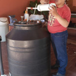 Proceso de adaptación de los tanques y tuberías para el sistema.