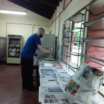 Obtención del peso seco del forraje, medidos en el laboratorio.