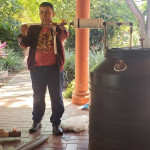 Proceso de adaptación de los tanques y tuberías para el sistema.