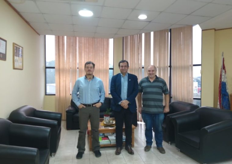 Reunion con el Prof. Ruben López. Decano FIUNA